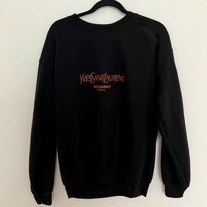 “YSL” Crewneck Sweater - NWOT